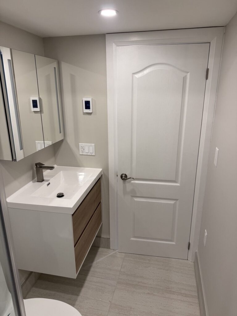 Bathroom Renovation Mississauga and the GTA We provide complete bathroom renovations, handling everything from flooring, tiling, plumbing, lighting, and insulation.